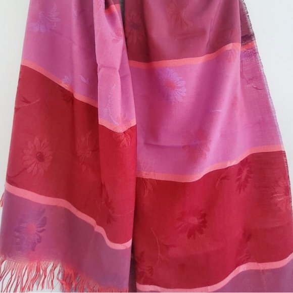 Cotton blend blanket scarf - Picture 3 of 5